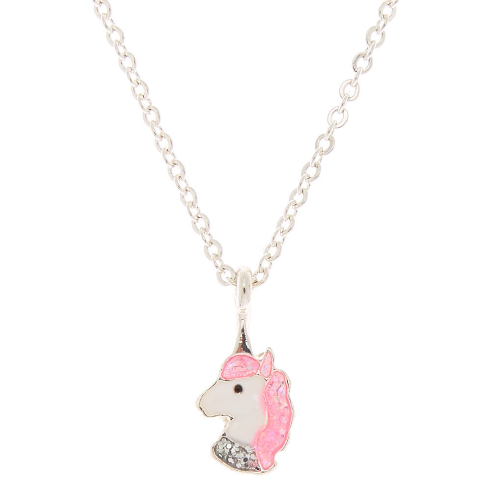 Claire's unicorn necklace new arrivals