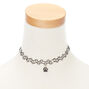 Paw Print Mood Tattoo Choker Necklace,