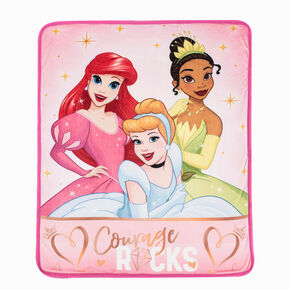 Disney Princess Rocking Princesses Silk Touch Sherpa Blanket &#40;ds&#41;,