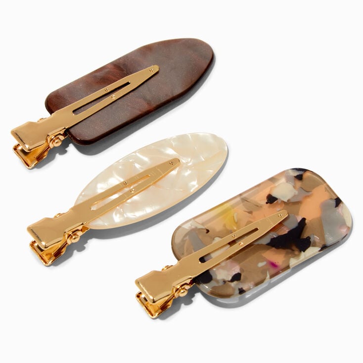 Rust No Crease Hair Styling Clips - 6 Pack,