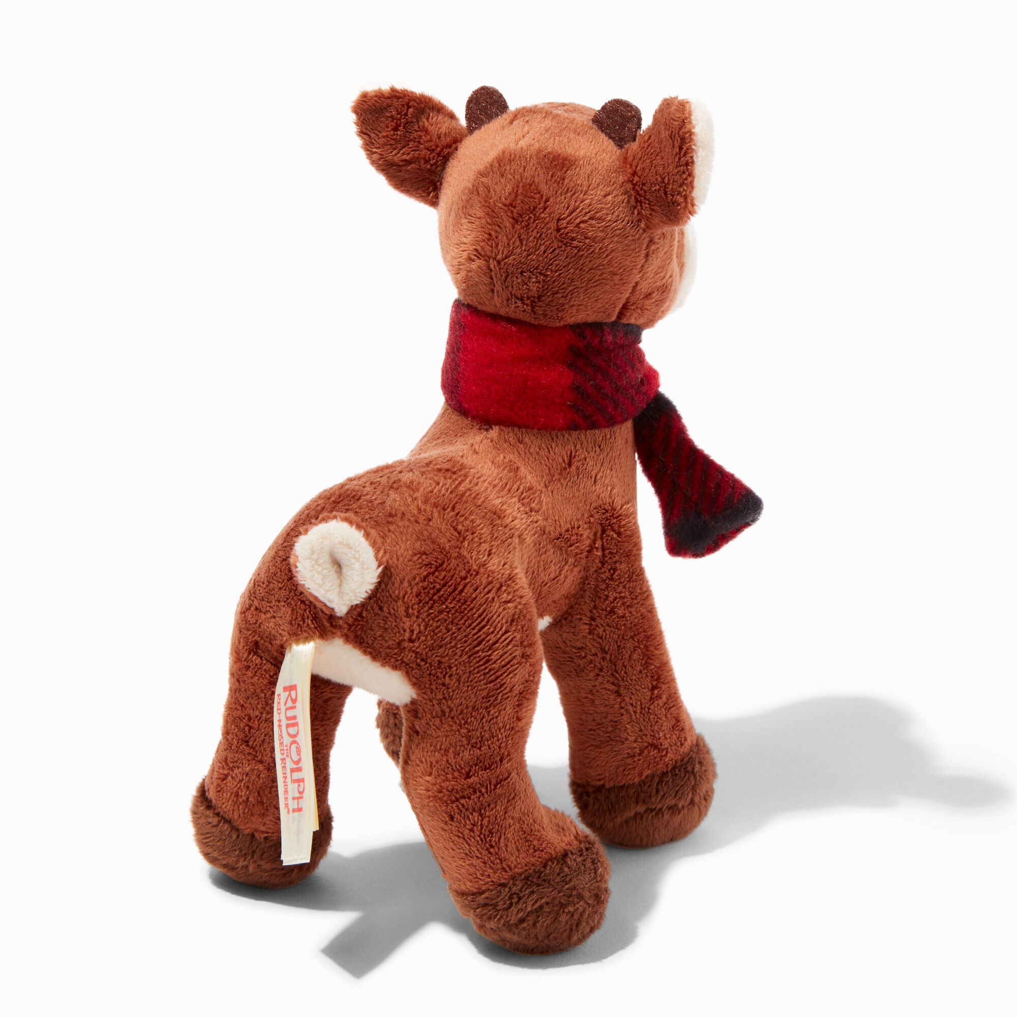 rudolph plush toy light up nose