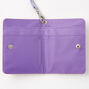 Lavender Single Heart Wallet with Lanyard,