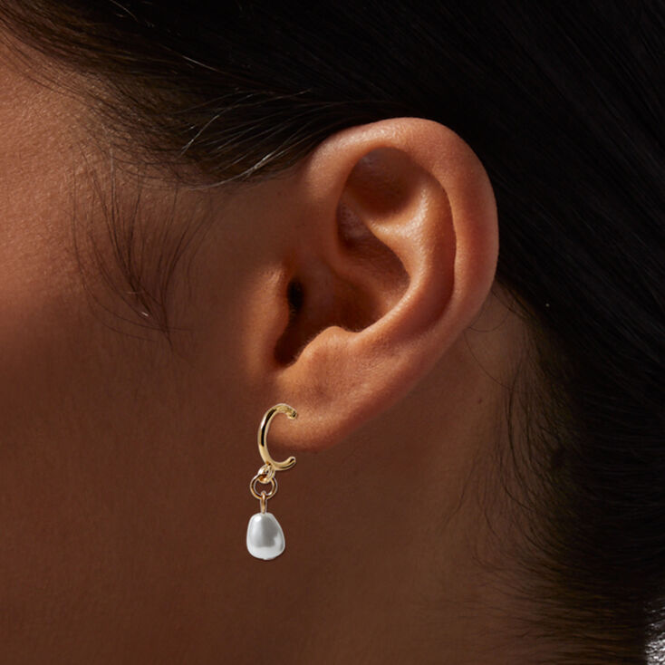 Gold-tone Pretty Hoops &amp; Studs Earrings Set - 9 Pack,