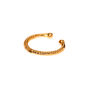 Gold-tone Spring Faux Hoop Nose Ring,