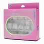 Natural Square Vegan Faux Nail Set - 100 Pack,