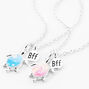 Best Friends Pink &amp; Blue Turtle Pendant Necklaces - 2 Pack,