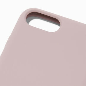 Coque de portable en silicone mauve unie - Compatible avec iPhone&reg; 6/7/8 SE,