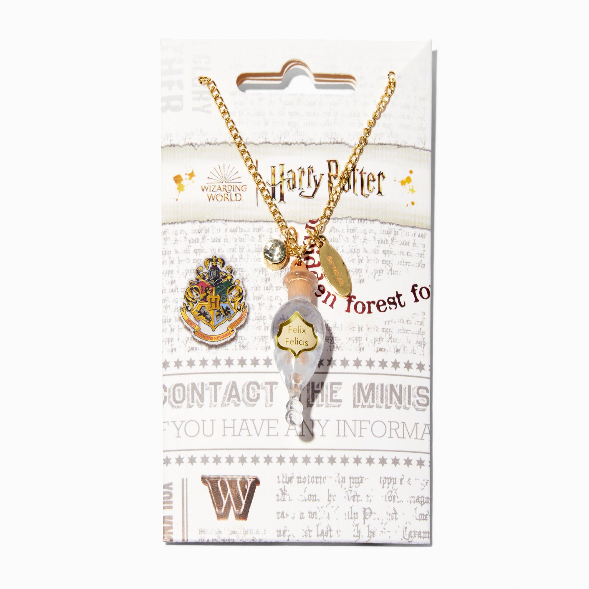 View Claires Harry Potter Potion Necklace Gold information