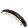 Tortoise Shell Hair Barrette - Brown,