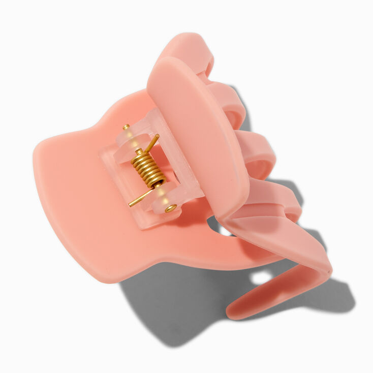 Matte Pink Yoga Hair Claw,