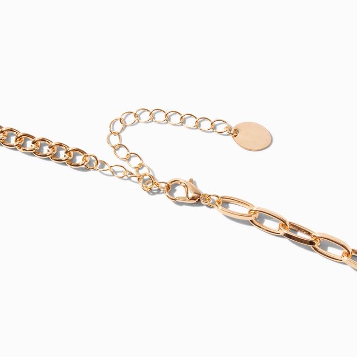 Gold Tassel Y-Neck Chain Necklace,