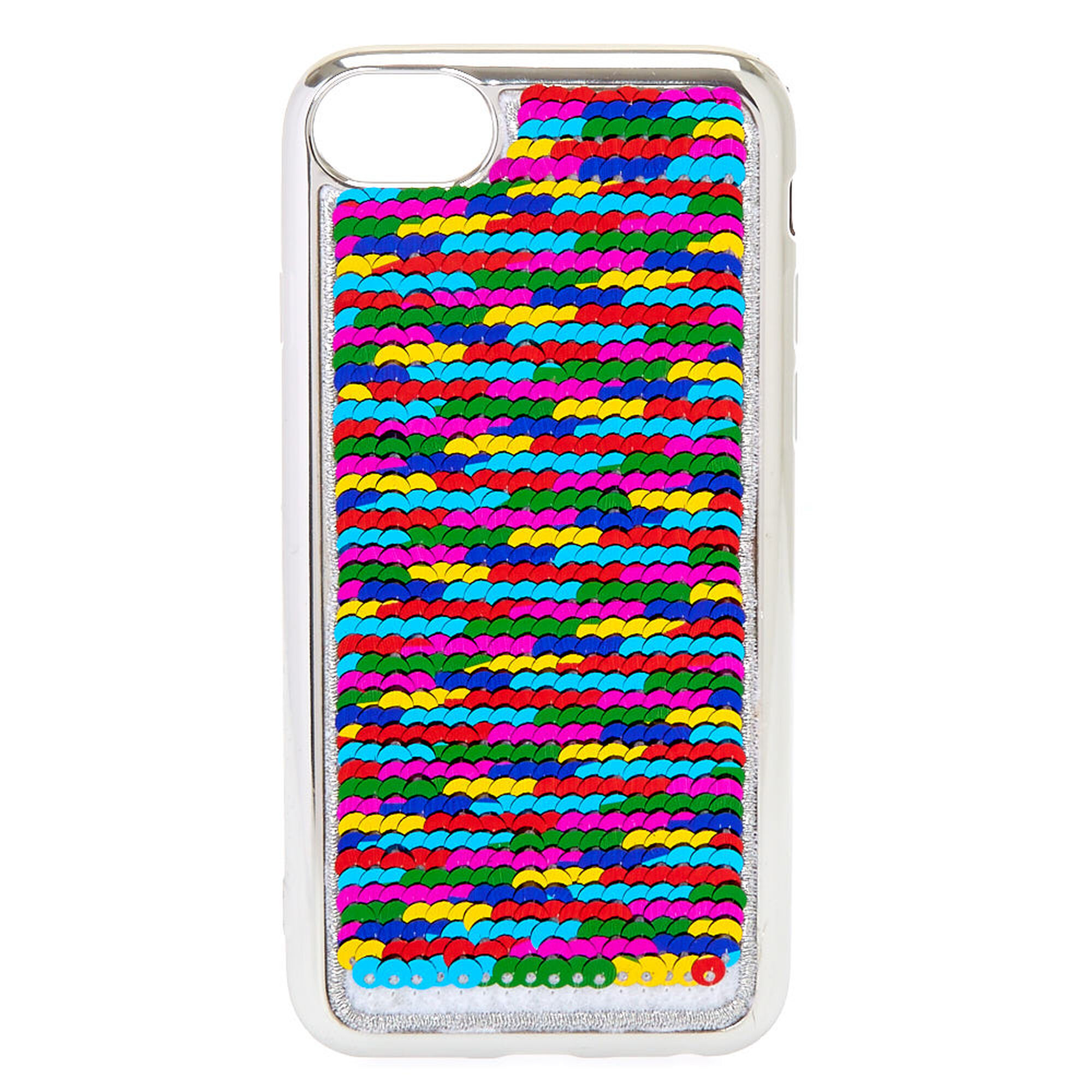 Rainbow Unicorn Reverse Sequin Phone Case | Claire's US
