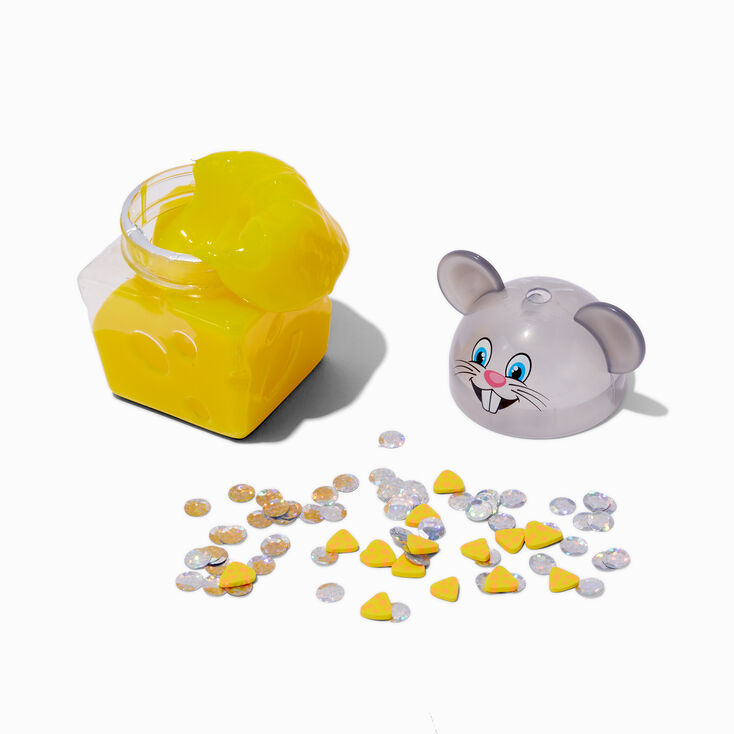 Pot de p&acirc;te &agrave; modeler souris et fromage en exclusivit&eacute; chez Claire&#39;s,