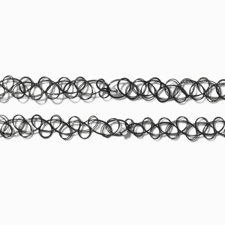 Best Friends Mood Moon Tattoo Choker Necklaces - 2 Pack,