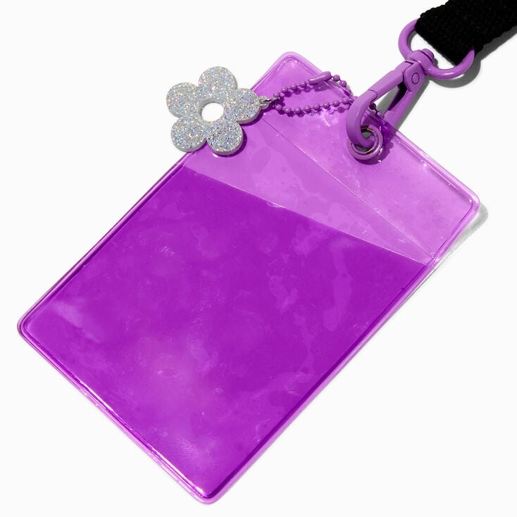 DIY Purple &amp; Black Lanyard,