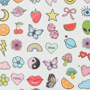INKED2 Nostalgia Pack Temporary Tattoos,