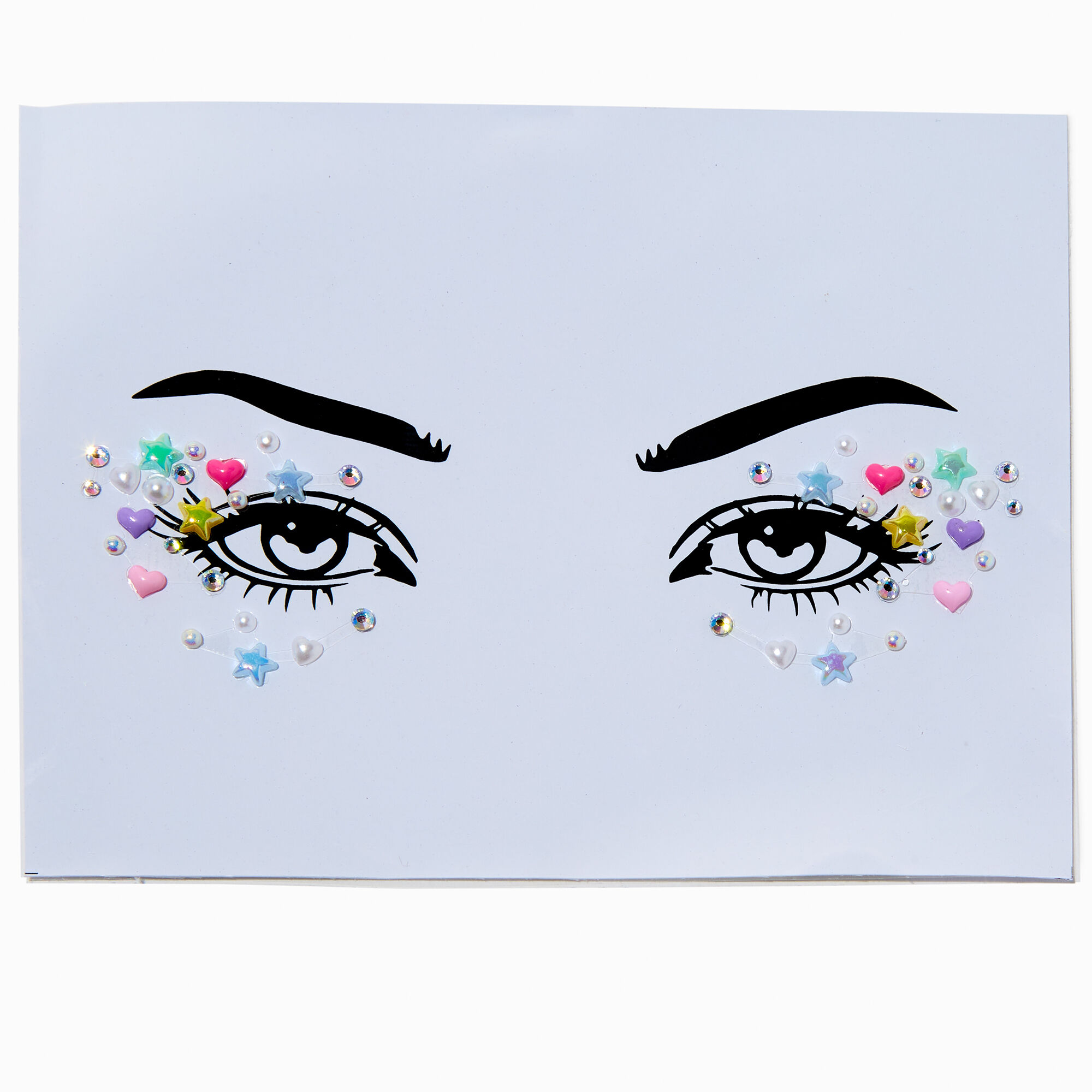 Puffy Heart & Star Eye Gems,