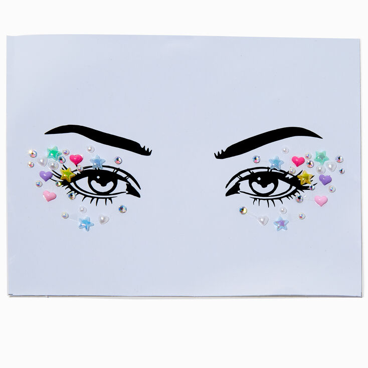 Puffy Heart &amp; Star Eye Gems,