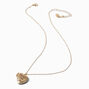 Gold-tone Daddy&#39;s Little Girl Heart Locket Pendant Necklace,