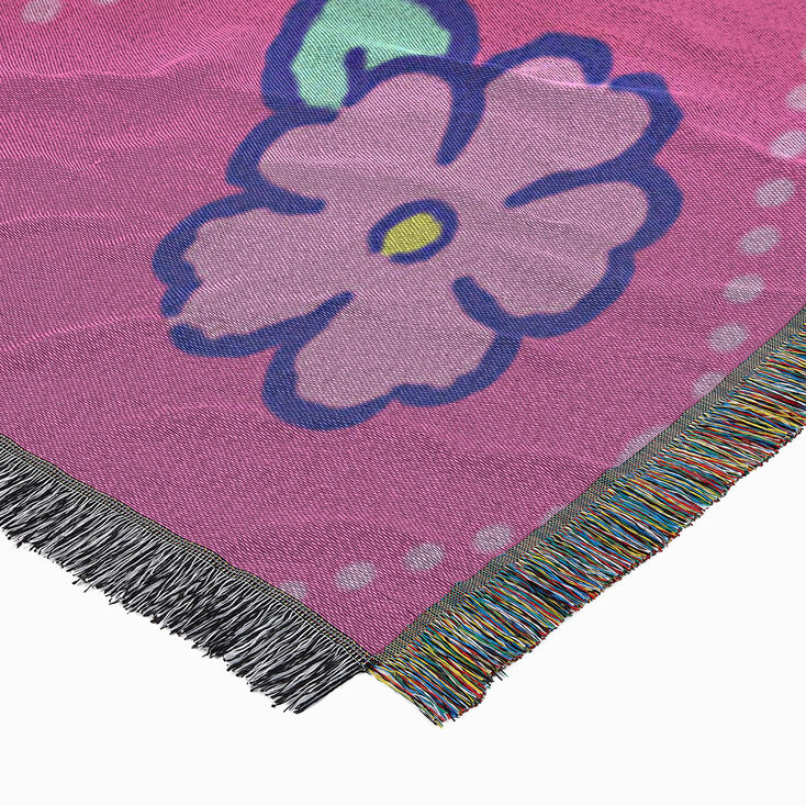 Sanrio&reg; Kuromi&trade; &amp; My Melody&trade; Opposites Attract Woven Tapestry Throw &#40;ds&#41;,