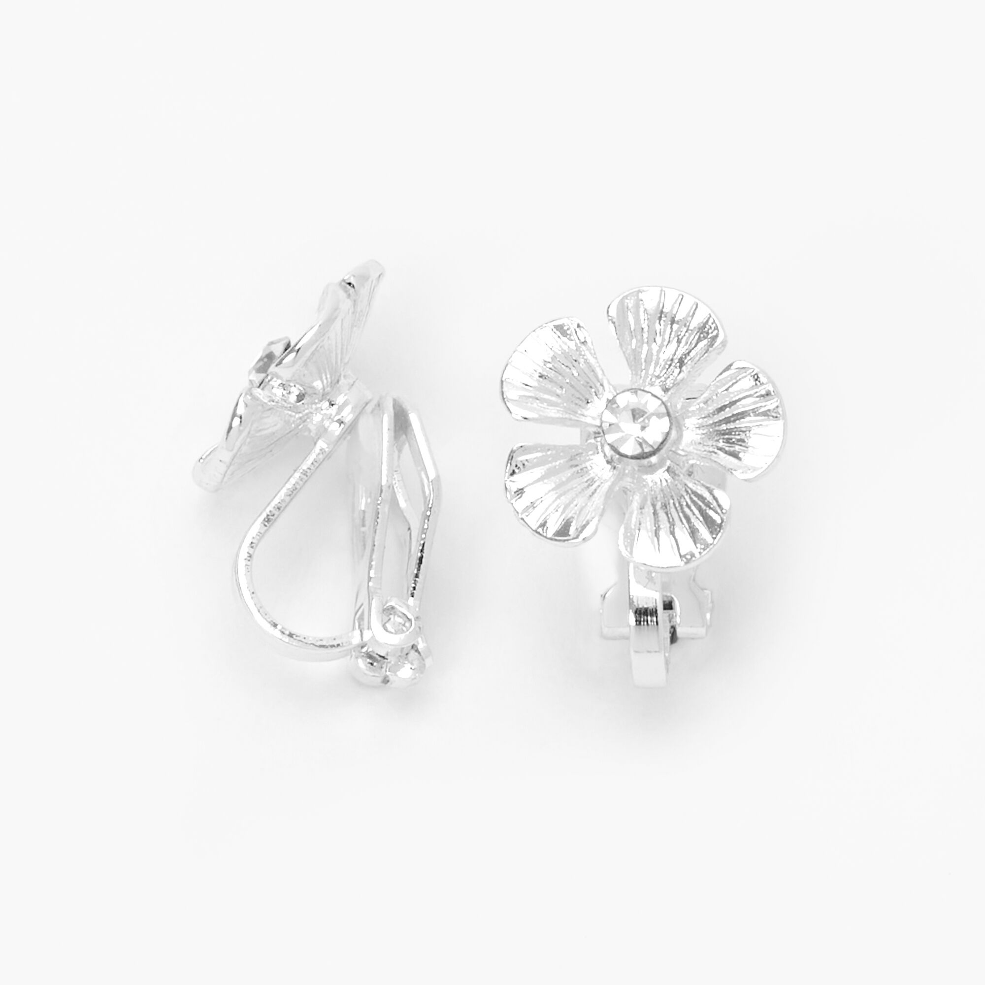Claire's flower top earrings