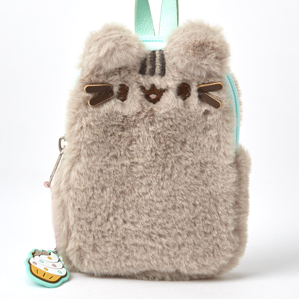 Pusheen Soft Mini Backpack Keyring Mint