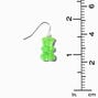 Green Glow  in the Dark Gummy Bears&reg; 0.5&quot; Drop Earrings,