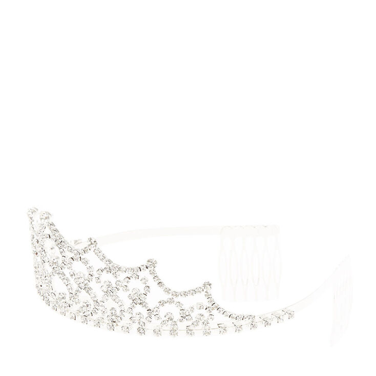 Glass Rhinestone Caroline Tiara,