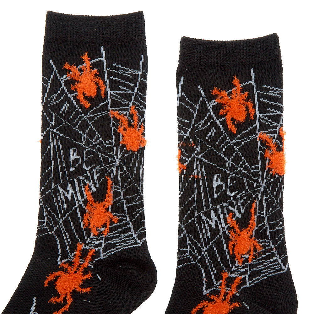 Spider Crew Socks - Black,