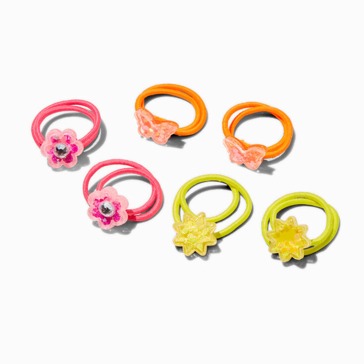 Claire&#39;s Club Shaky Icons Hair Ties - 6 Pack,