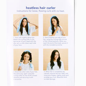 Heatless Ribbon Roller Hair Set,