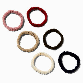 Neutral Silky Hair Ties - 6 Pack,