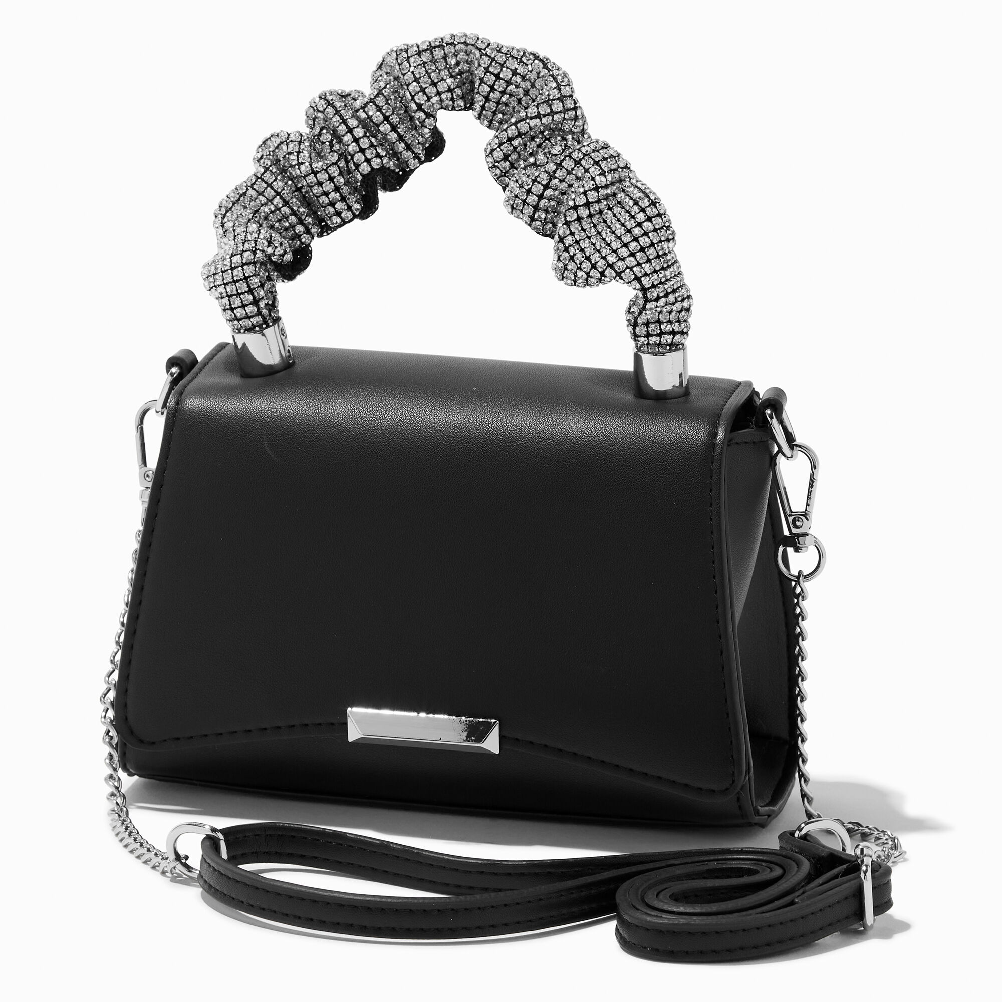 Big black crossbody bag sales