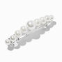 Barrette perle d&#39;imitation blanche,