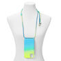 Neon Ombre Phone Case with Strap - Fits iPhone 11,