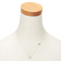 Silver-tone Double Butterfly Pendant Necklace,