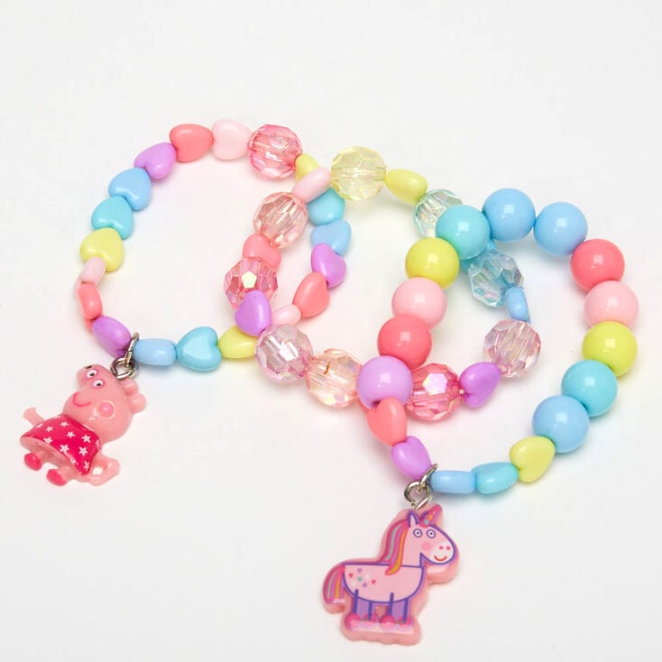 Peppa Pig&trade; Beaded Stretch Bracelets &ndash; 3 Pack,