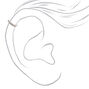 Silver Eternity Crystal Cartilage Earring,