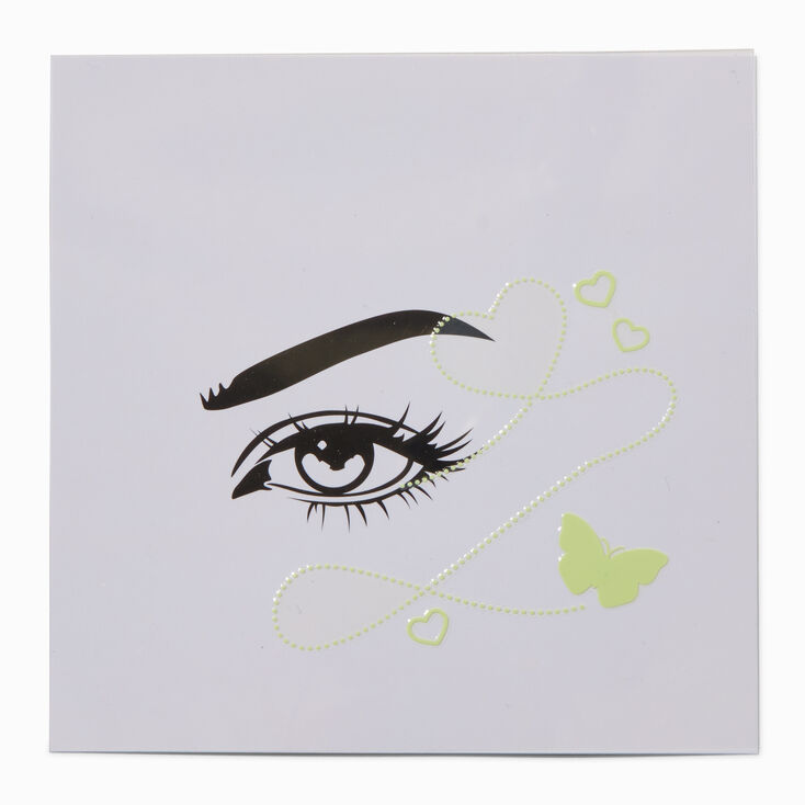Glow in the Dark Butterfly Eye Gems,