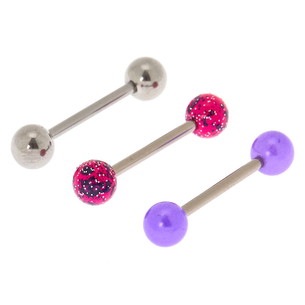 Purple hotsell tongue ring