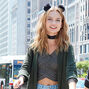 Pom Pom Ears Headband - Black,