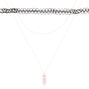 Marble Stone Necklaces - Pink, 2 Pack,