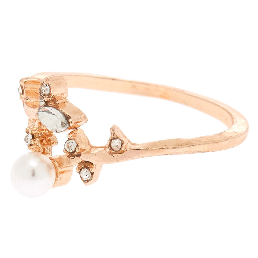 Rose Gold Vine Ring,