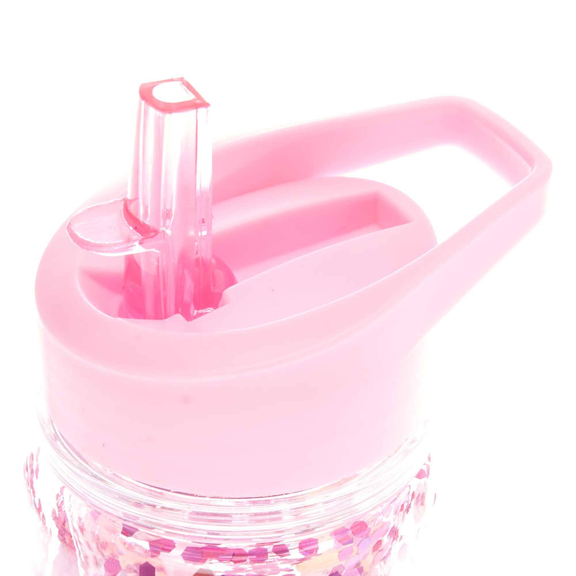 Disney Princess Glitter Water Bottle Pink Claire's