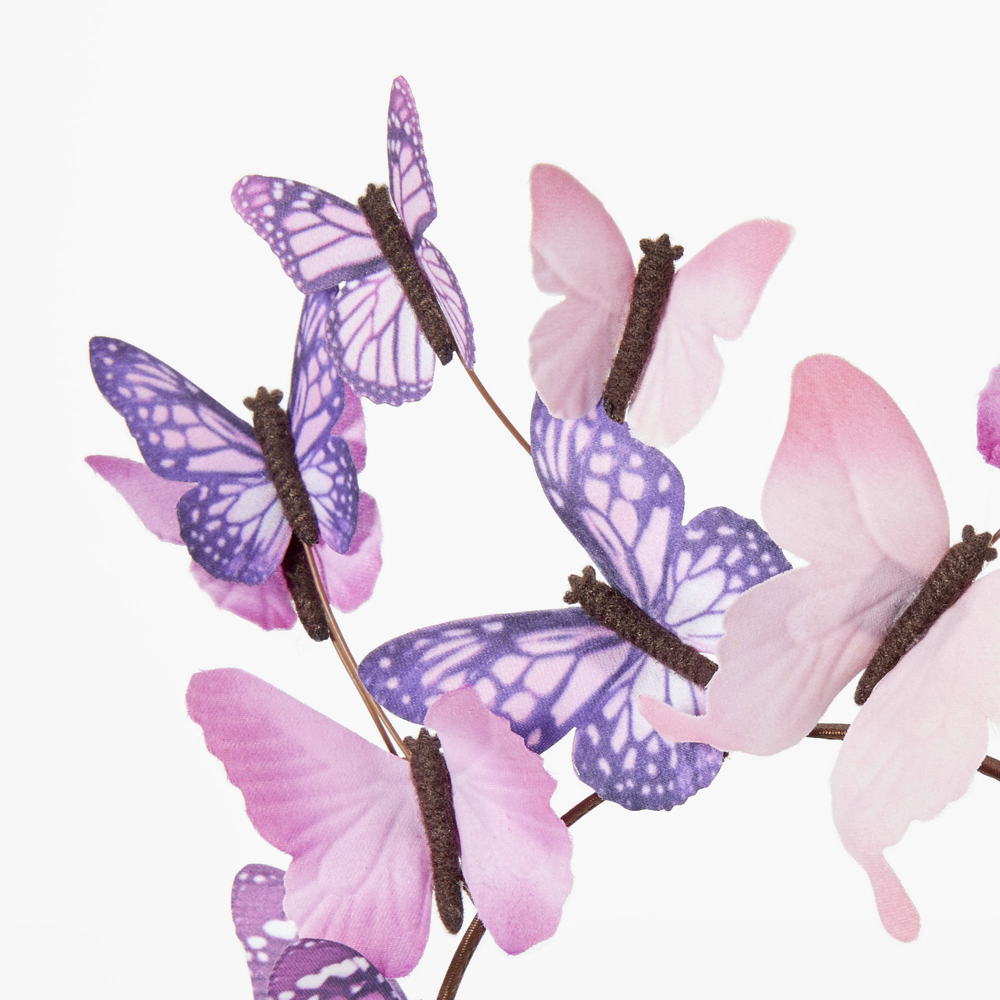 Purple & Pink Butterfly Headband,