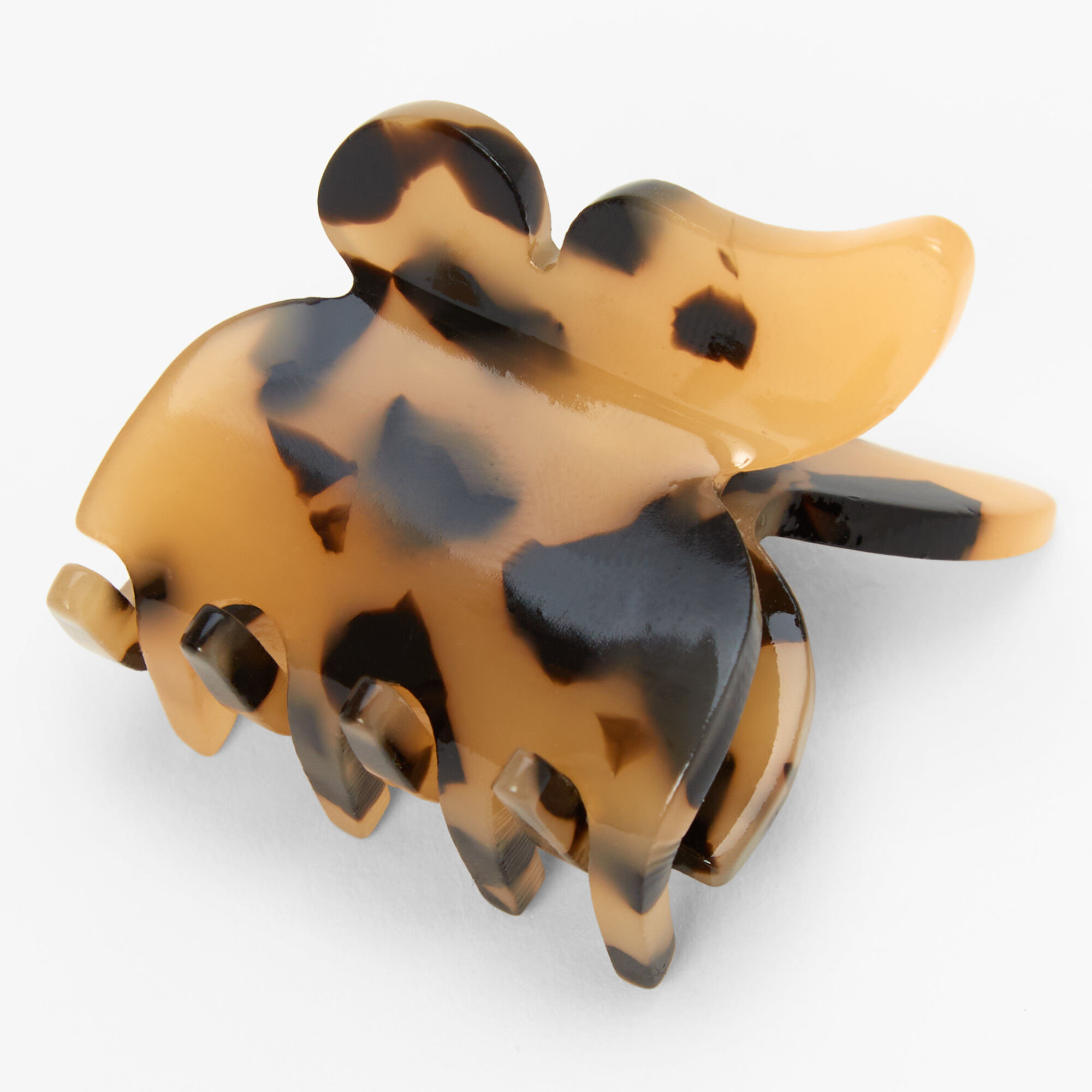 Butterfly Tortoiseshell Hair Claw - Brown | Claire's US
