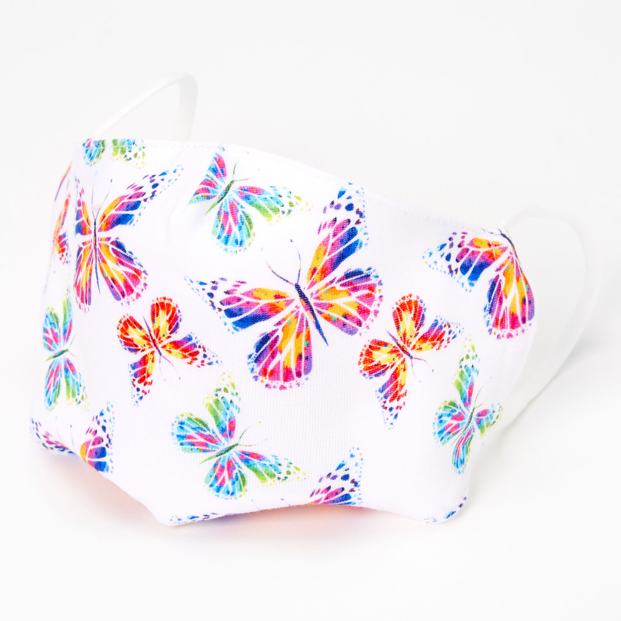 Cotton Tie-Dye Butterfly Face Mask - Child Medium/Large,