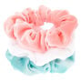 Claire&#39;s Club Small Pastel Velvet Hair Scrunchies - 3 Pack,