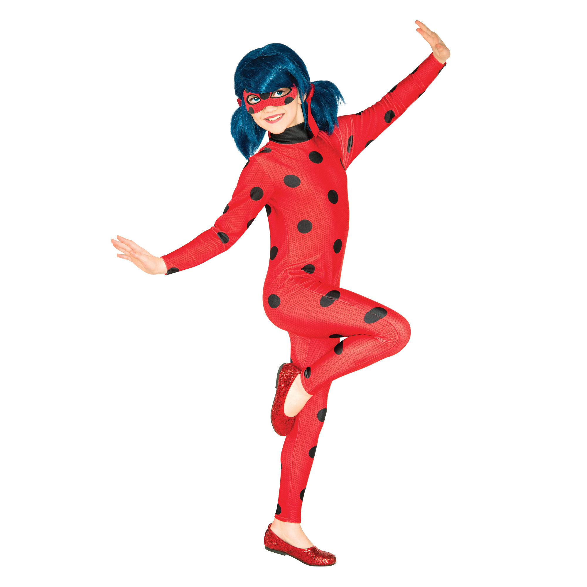 Claire's Costume Ladybug Miraculous™ – Rouge, lot de 2