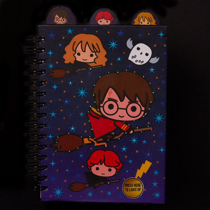 Carnet bleu et lumineux Harry Potter&trade; avec intercalaires,